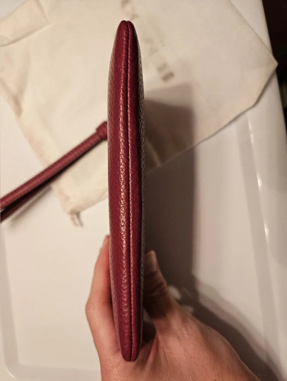 Coach Corner Zip Wristlet +Dust Bag - Picture 16 of 16